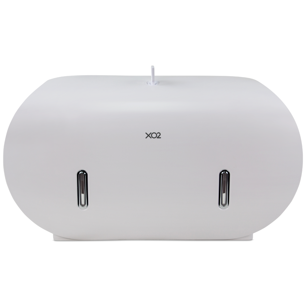 XO2® Double Jumbo Commercial Toilet Roll Dispenser - 2 Roll Capacity
