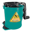 XO2® 'Mop It Good' 15L Plastic Wringer Mop Bucket