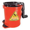 XO2® 'Mop It Good' 15L Plastic Wringer Mop Bucket