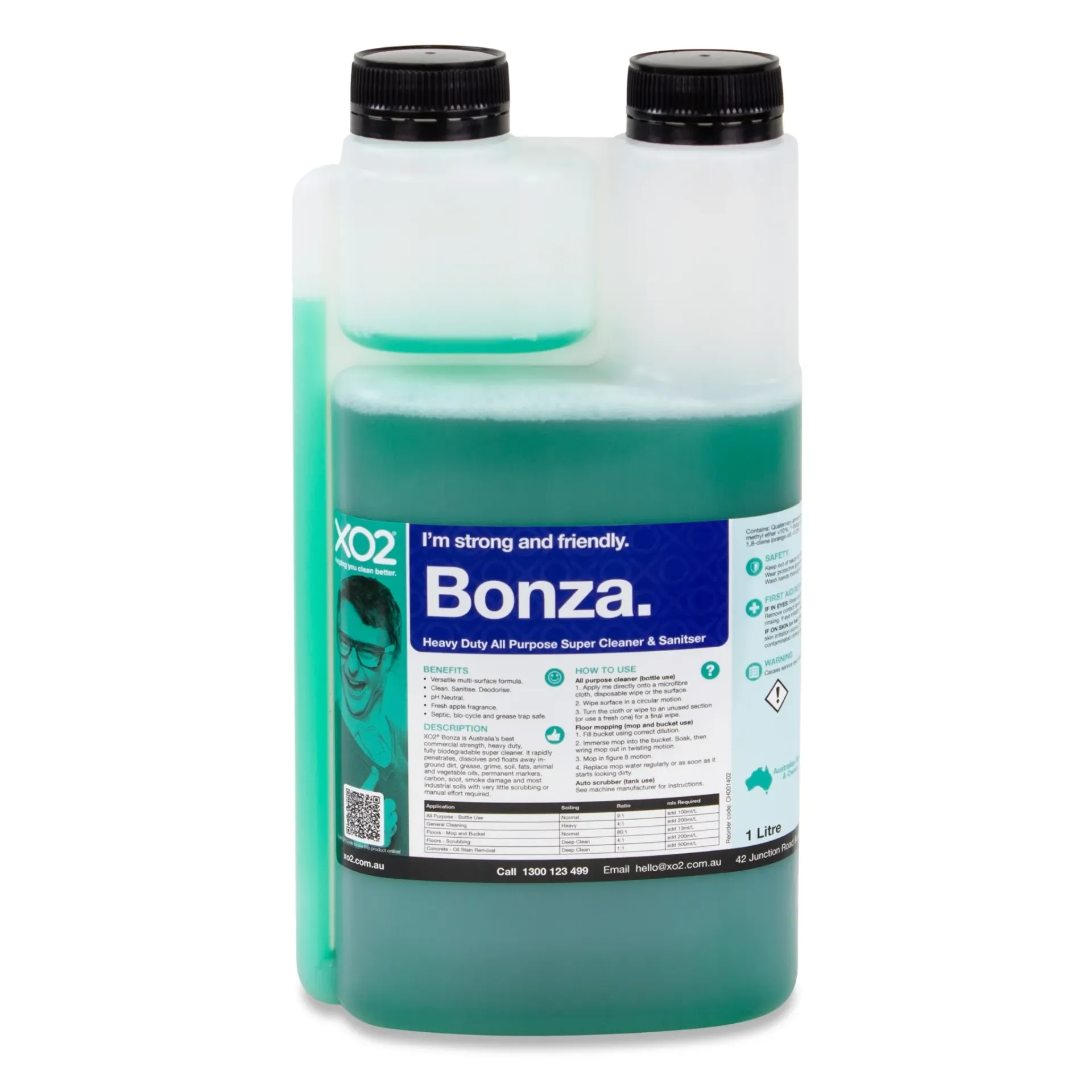 [CH001402] Bonza - Heavy Duty All Purpose Cleaner & Degreaser Concentrate (1L)