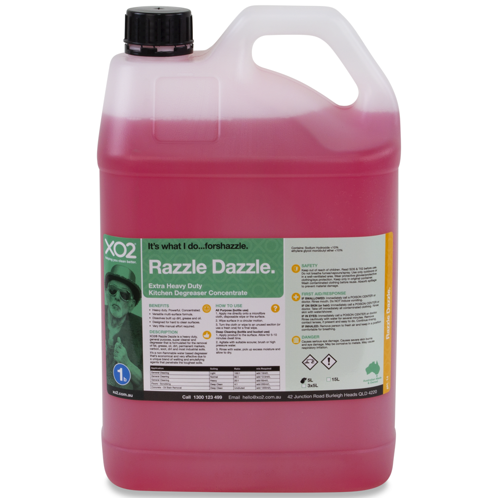 Razzle Dazzle - Extra Heavy Duty Kitchen Degreaser Concentrate