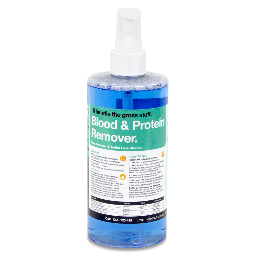 Blood & Protein Remover - Specialised Carpet Stain Remover & Traffic Lane Cleaner