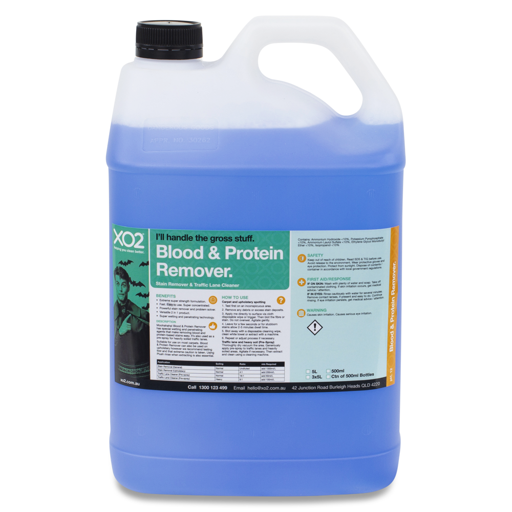 Blood & Protein Remover - Specialised Carpet Stain Remover & Traffic Lane Cleaner