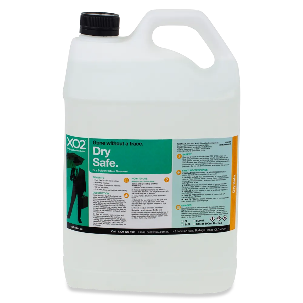 Dry Safe - Volatile Dry Solvent Stain Remover For Carpet & Upholstery