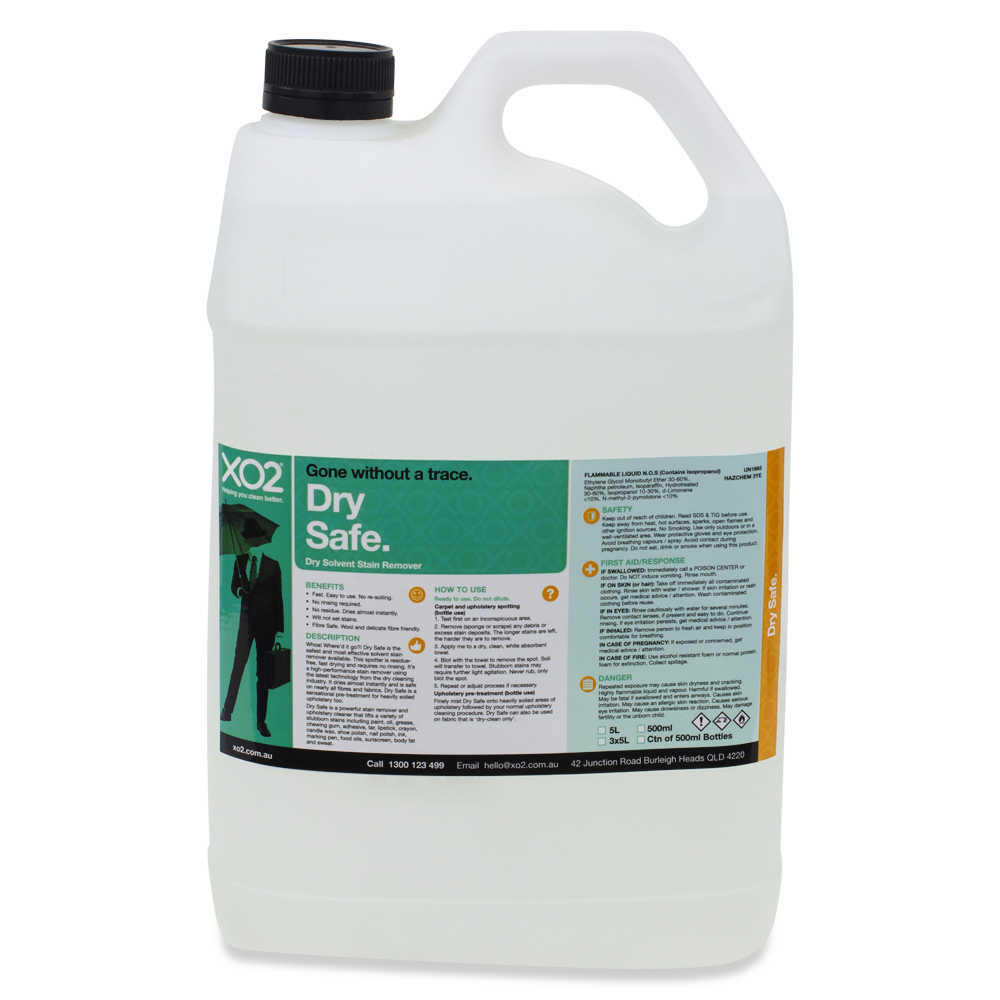 Dry Safe - Volatile Dry Solvent Stain Remover For Carpet & Upholstery