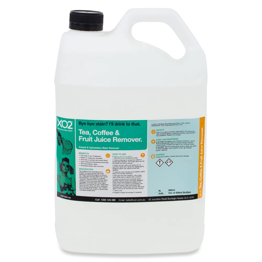 Tea, Coffee & Fruit Juice Remover - Stain Remover For Carpet & Upholstery