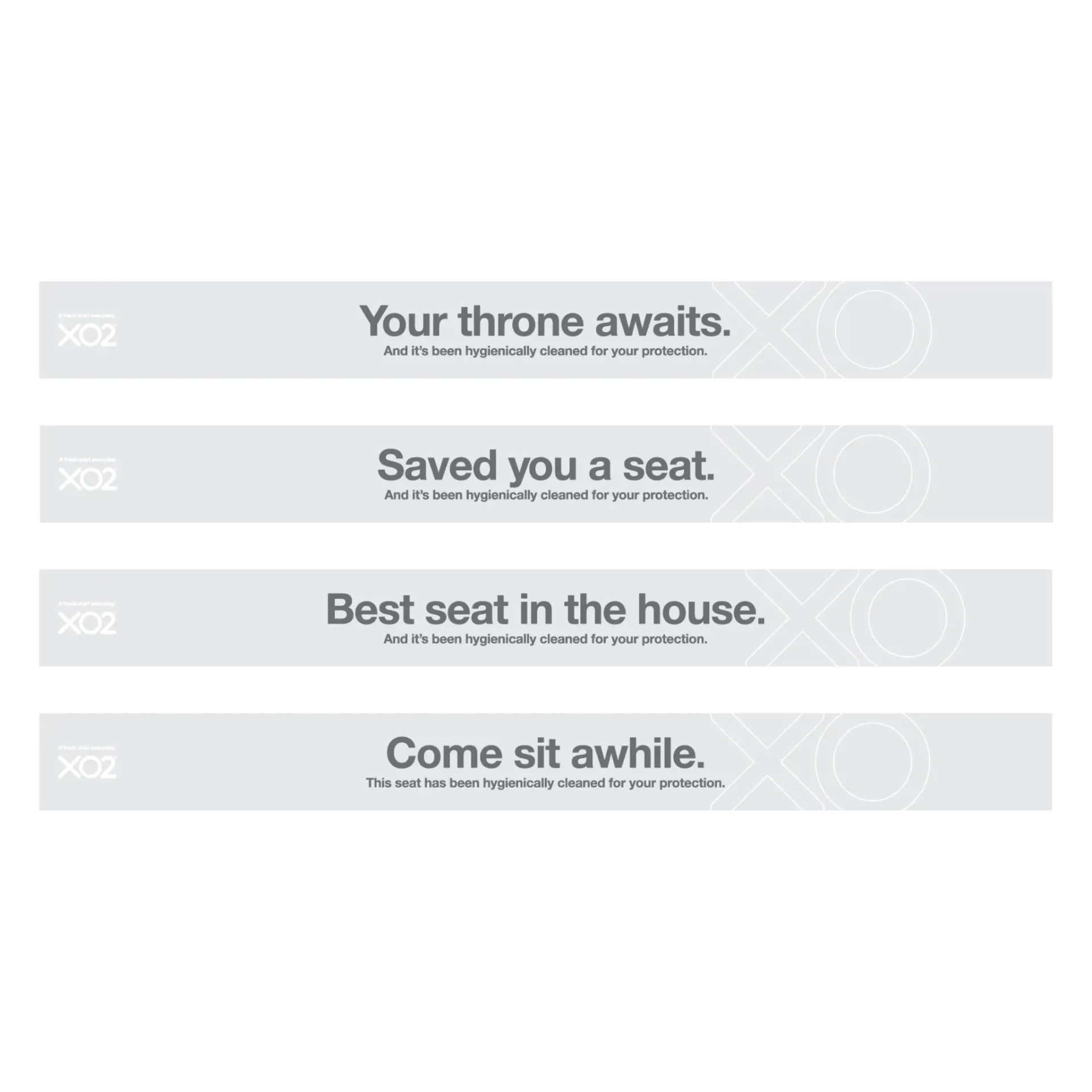 XO2® Toilet Seat Hygiene Seals