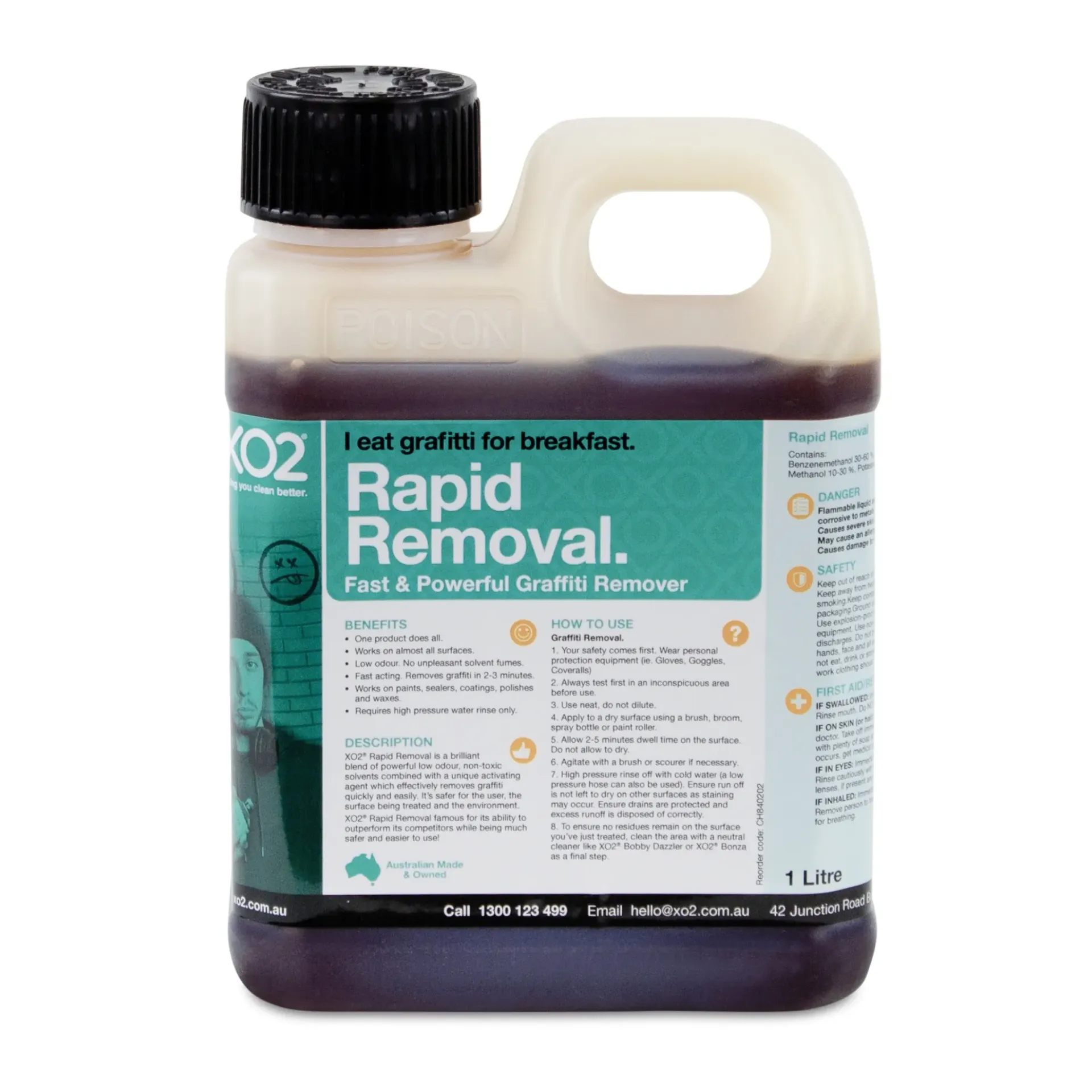 [CH840202] Rapid Removal - Professional Ink & Paint Graffiti Remover (1L)