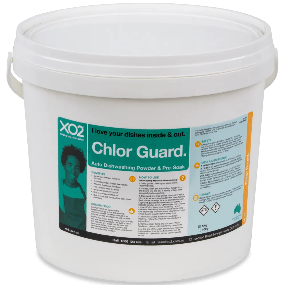 [CH520214] Chlor Guard - Auto Dishwashing Powder & Pre-Soak (5kg)
