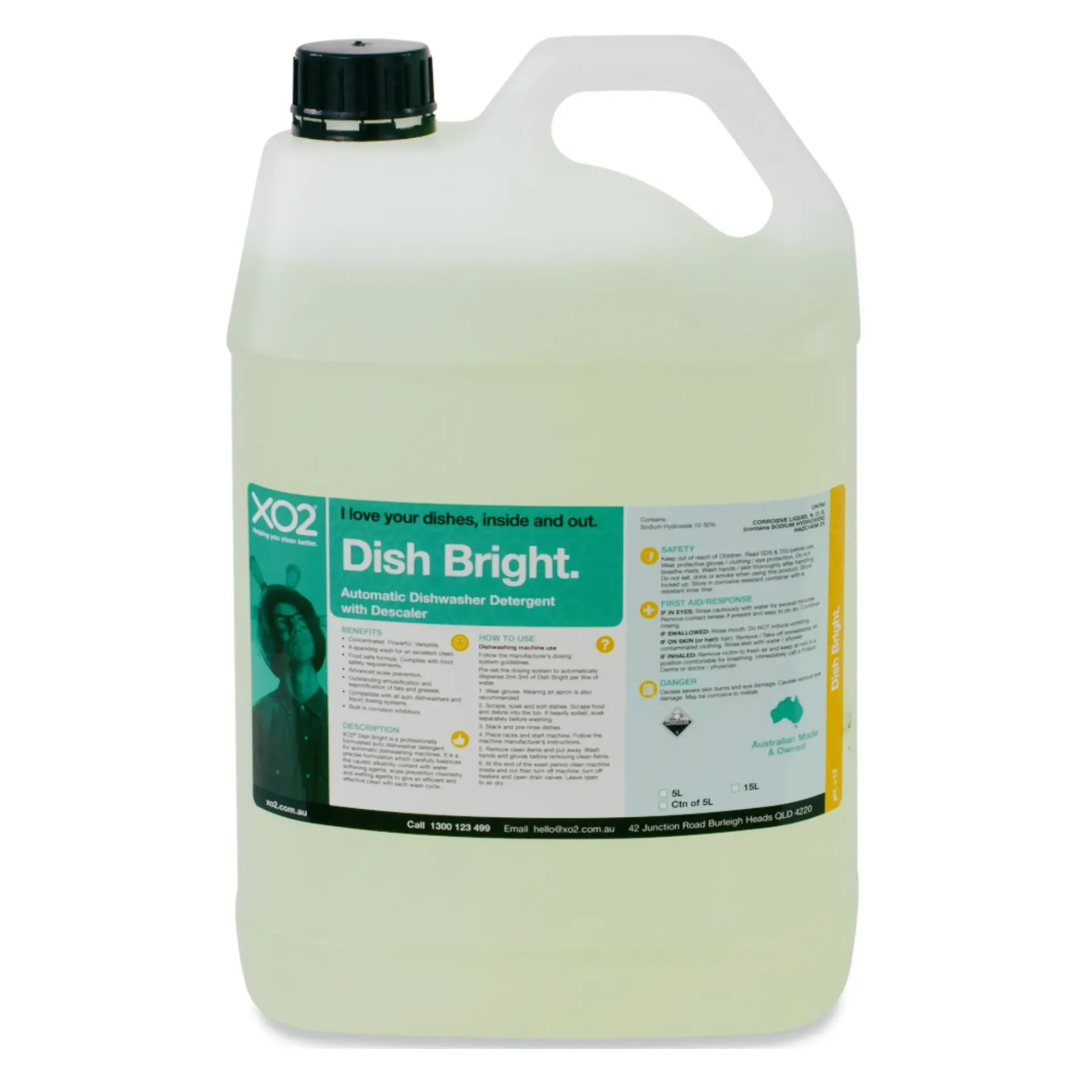 Dish Bright - Premium Automatic Dishwasher Detergent with Descaler