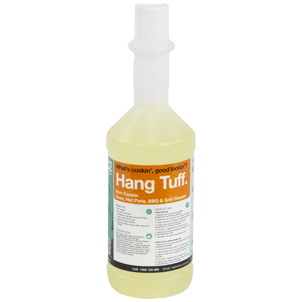 Hang Tuff - Non-Caustic Oven, Grill, Hotplate & BBQ Cleaner