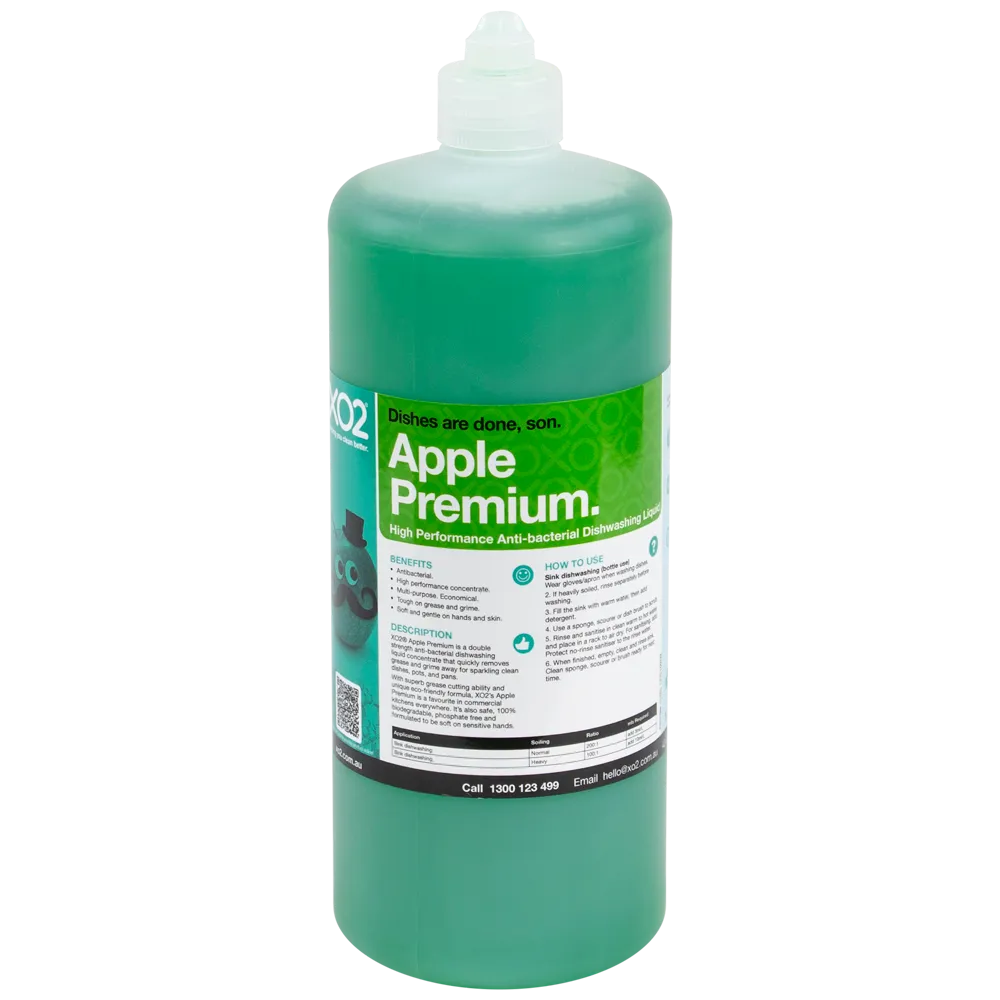 [CH510202] Apple Premium - Premium Dishwashing Liquid Concentrate With Apple Fragrance (1L)