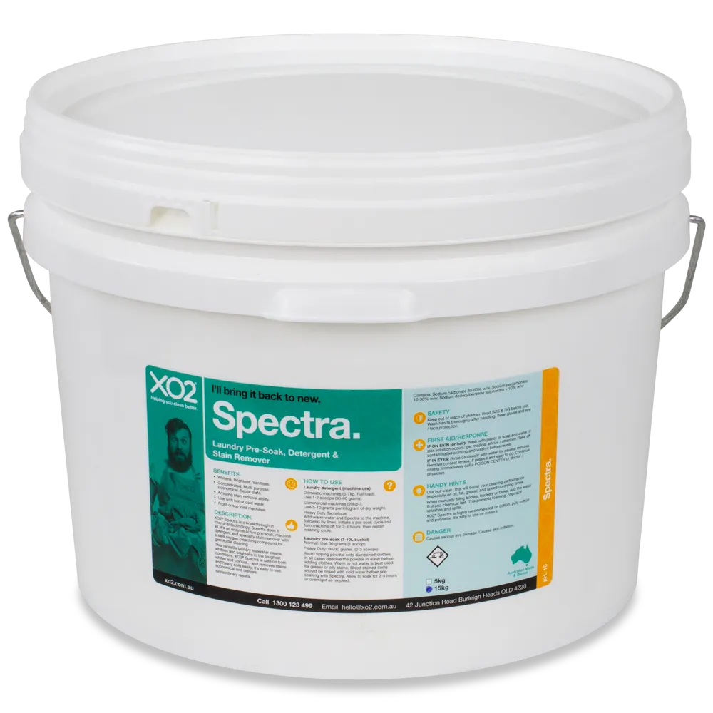 Spectra - Professional Grade Laundry Pre-Soak Powder, Detergent & Stain Remover Concentrate