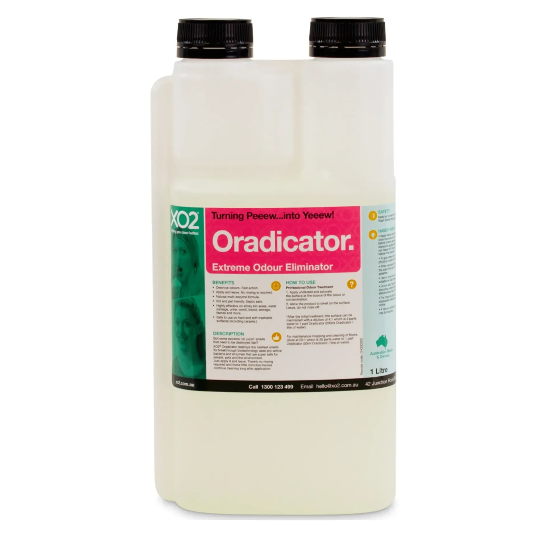 [CH330202] Oradicator - Professional Odour Eliminator with Proactive Bacteria & Enzymes (1L)