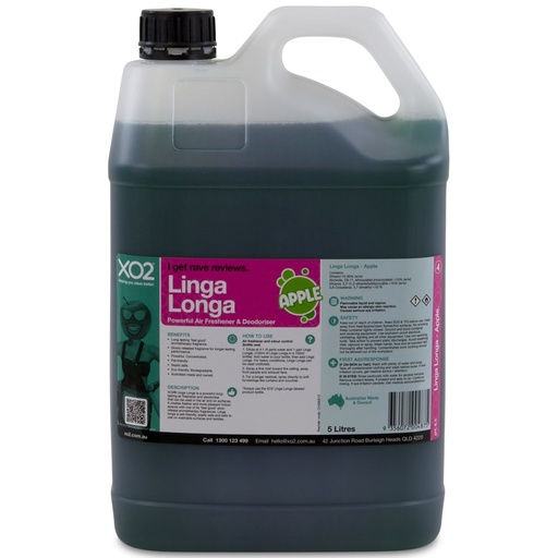 Linga Longa - Air Freshener & Deodoriser With Aromatherapy (Apple, 5L)