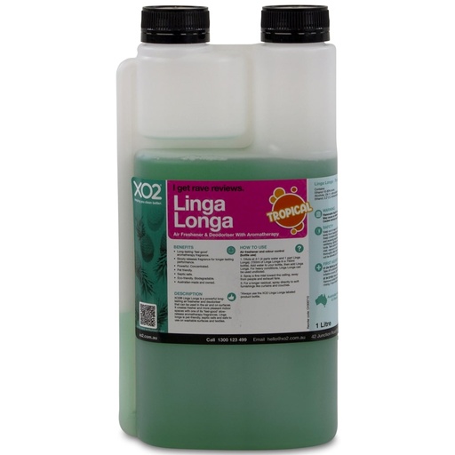 Linga Longa - Air Freshener & Deodoriser With Aromatherapy (Tropical, 1L)