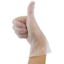 Clear Vinyl Gloves - Powder Free & Disposable