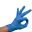 Blue Vinyl Gloves - Powder Free & Disposable