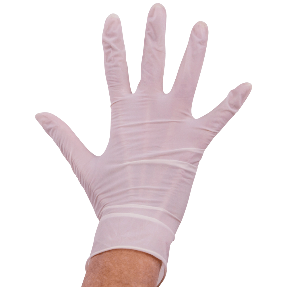 [SA032722] White Nitrile Gloves - Powder Free & Disposable (Medium)