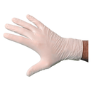 White Latex Gloves - Lightly Powdered & Disposable