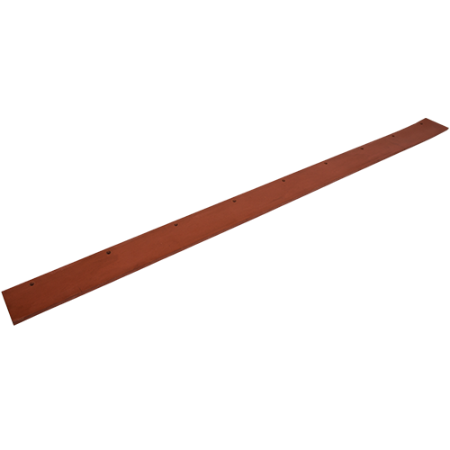 Floor Squeegee Single Rubber Refill Replacement - Red, Grease Resistant