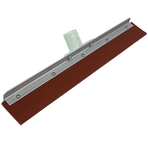 [41262] Aluminium Frame Floor Squeegee - With Single Heavy Duty Red Rubber Blade (45cm)