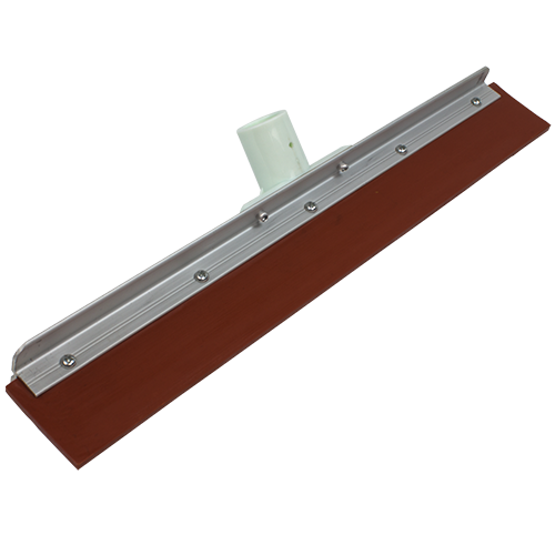 Aluminium Frame Floor Squeegee - With Single Heavy Duty Red Rubber Blade