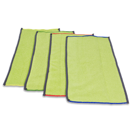 RefleXO2 Ultra Microfibre Cloth - Green with Colour Coding, For Floor Mopping & Hand Wiping