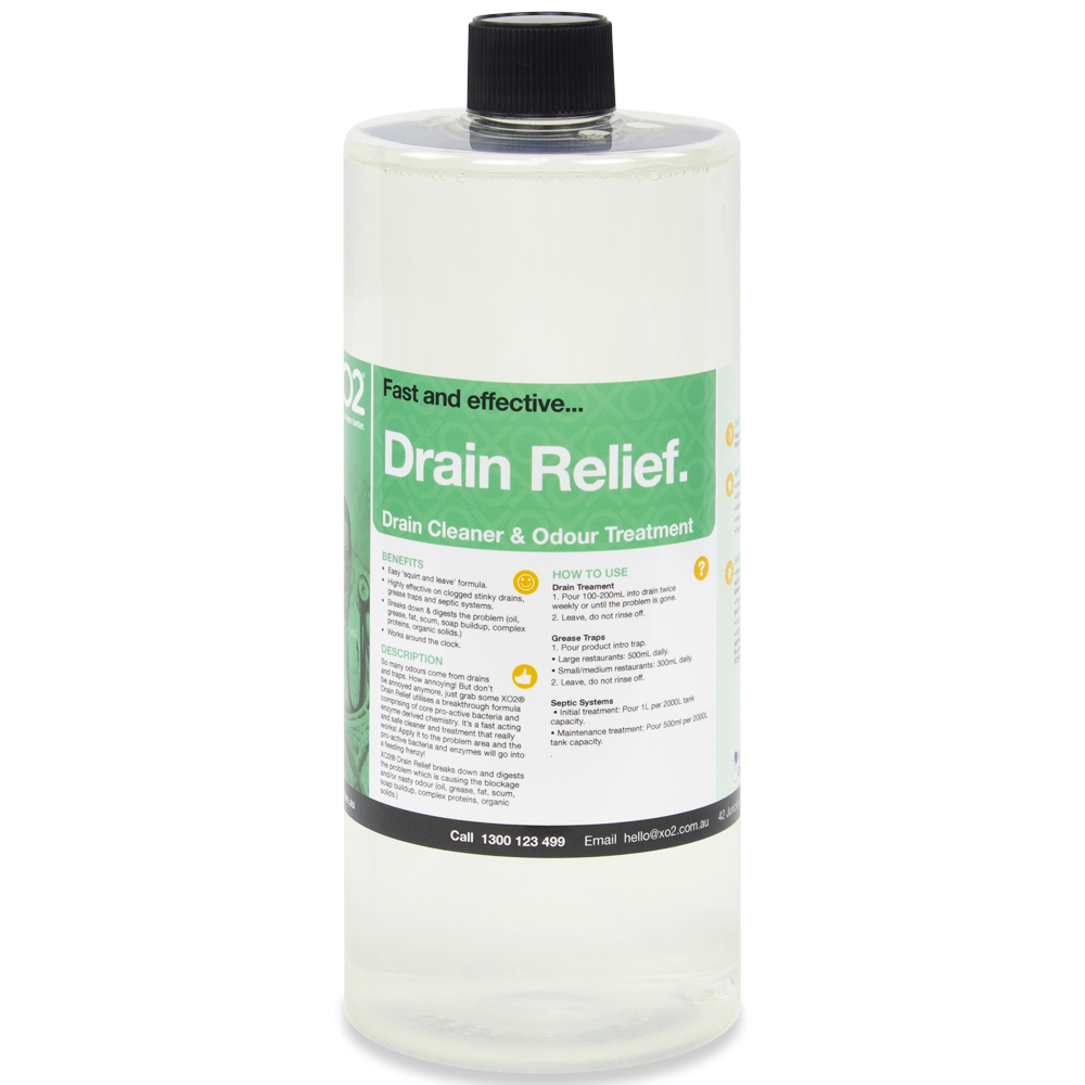 Drain Relief - Drain Cleaner & Odour Treatment