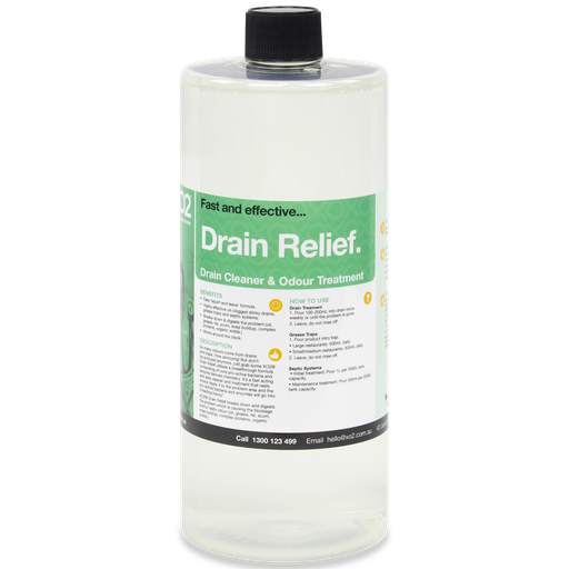 Drain Relief - Drain Cleaner & Odour Treatment (1L)