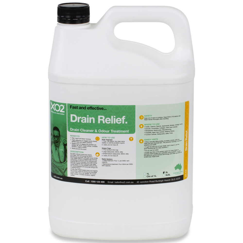 Drain Relief - Drain Cleaner & Odour Treatment