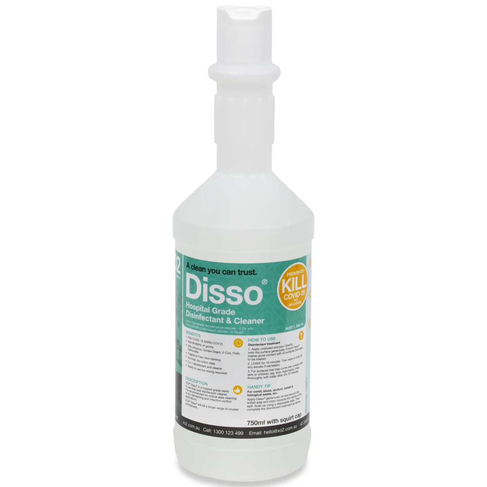 Disso® Hospital Grade Disinfectant & Cleaner - Kills COVID-19, TGA Listed