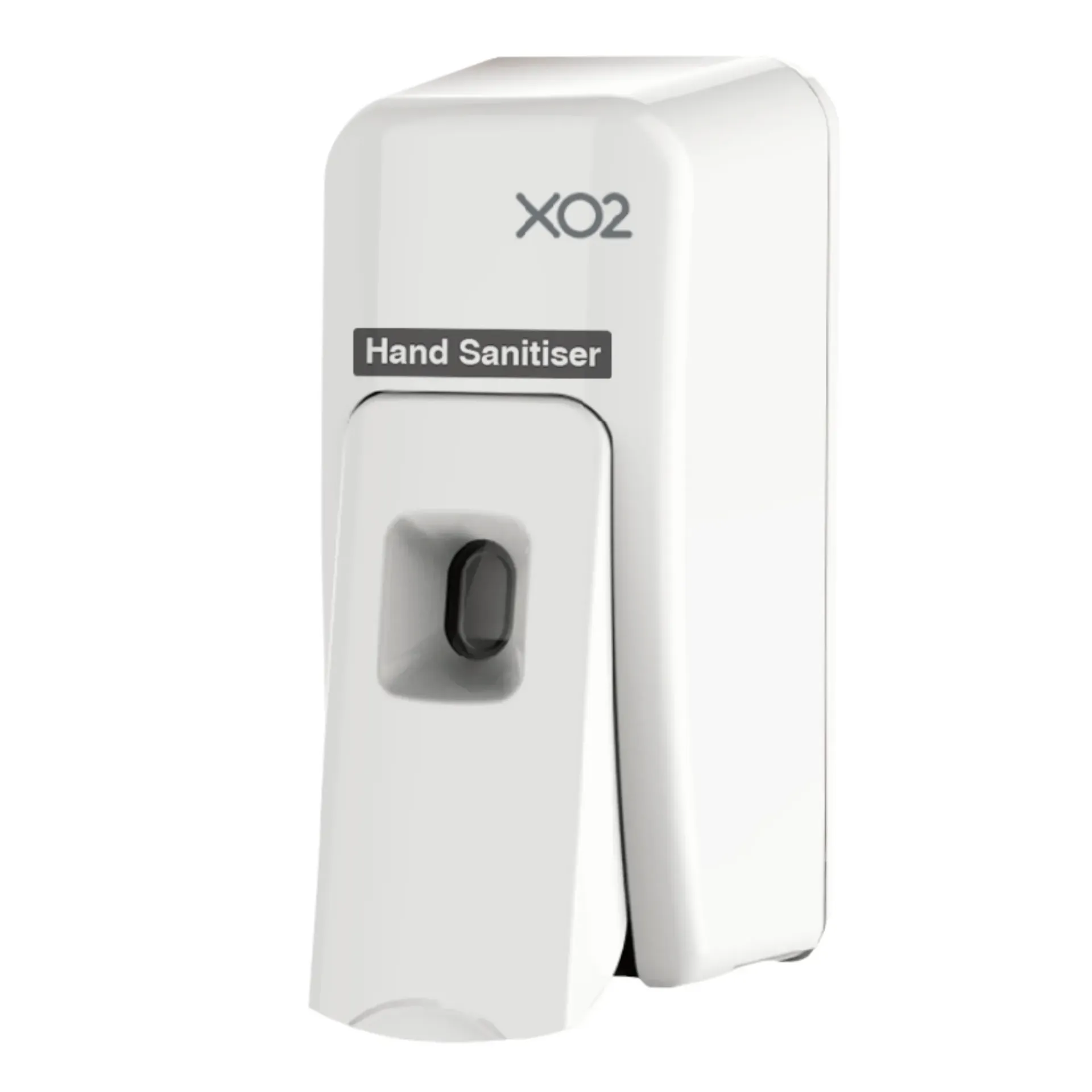 'Shields Up' White Hand Sanitiser Dispenser - Manual Push Spray
