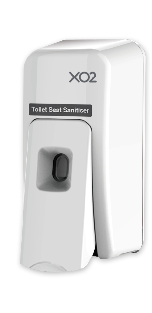 [BP702112] 'Throne Zone' Toilet Seat Sanitiser Dispenser - Manual Push Spray