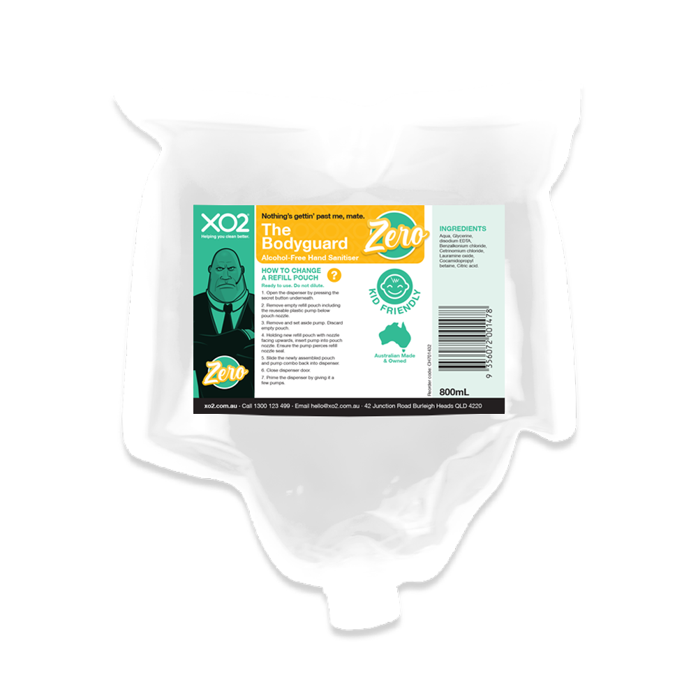 The Bodyguard Zero - Alcohol-Free Foaming Hand Sanitiser Refill