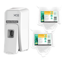 Shields Up Zero - Alcohol-Free Hand Sanitiser Dispenser Starter Kit - Manual Push Spray