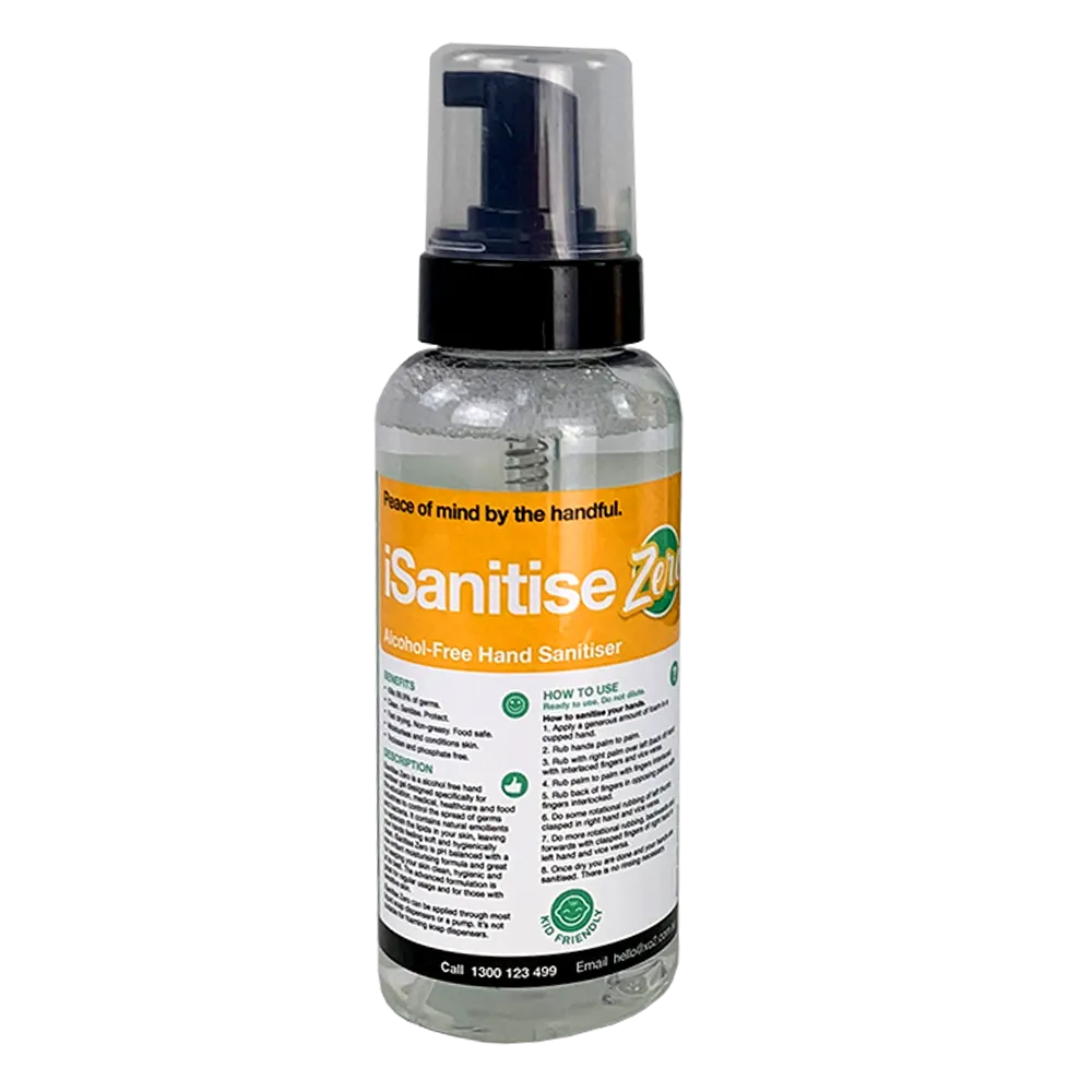 [CH715102] iSanitise Zero - Alcohol-Free Foaming Hand Sanitiser (375ml)