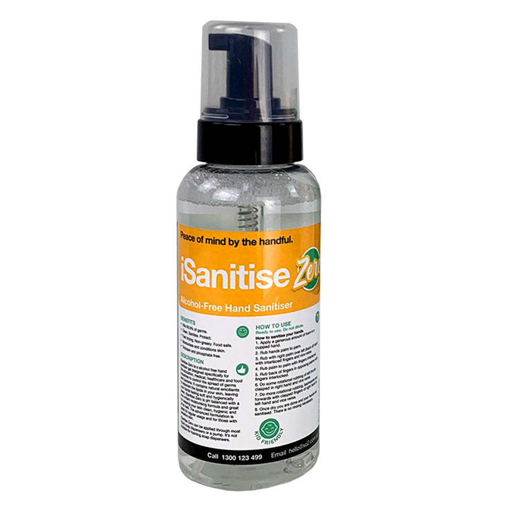 [CH715102] iSanitise Zero - Alcohol-Free Foaming Hand Sanitiser (375ml)