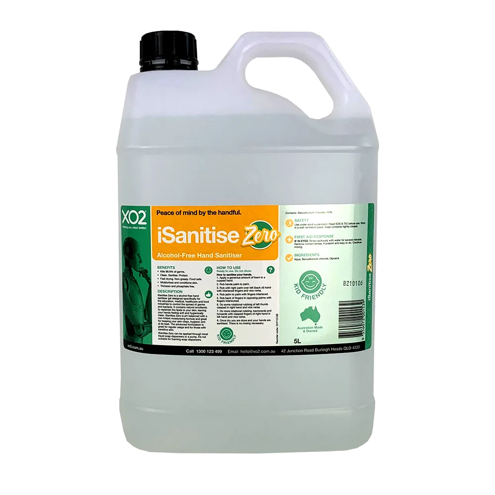 iSanitise Zero - Alcohol-Free Foaming Hand Sanitiser