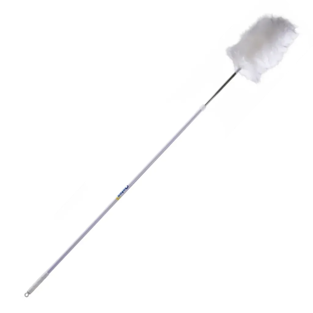 Wool Duster With Extending Handle - 110cm to 180cm long, Assorted Colours