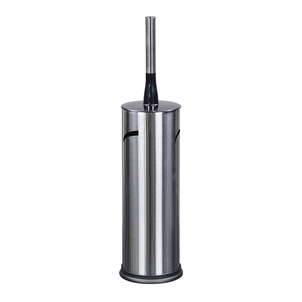 [AC084344] Stainless Steel Toilet Tidy & Brush Set