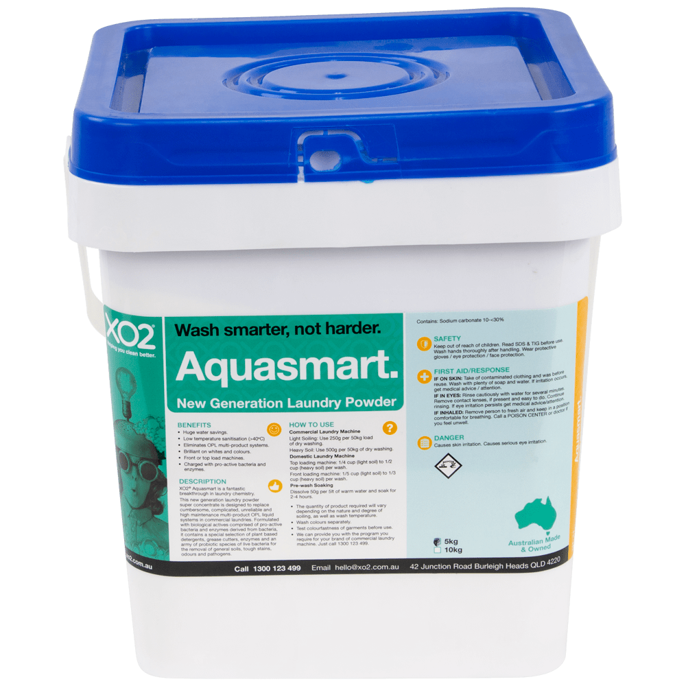 [CH770420] Aquasmart - New Generation Laundry Powder Concentrate With Pro-active Bacteria & Enzymes (5kg)