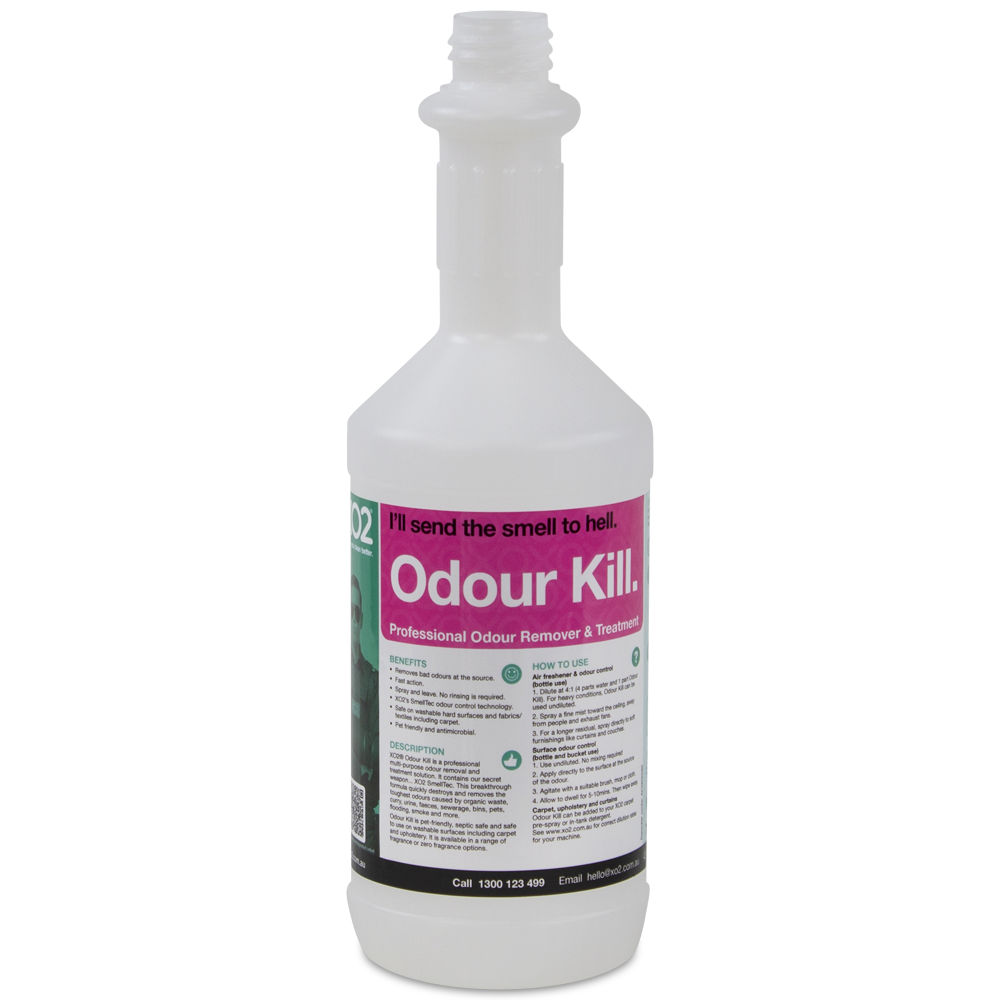 [AC002260] 750ml Odour Kill Labelled Empty Bottle - Refillable & Recyclable (Trigger not included)