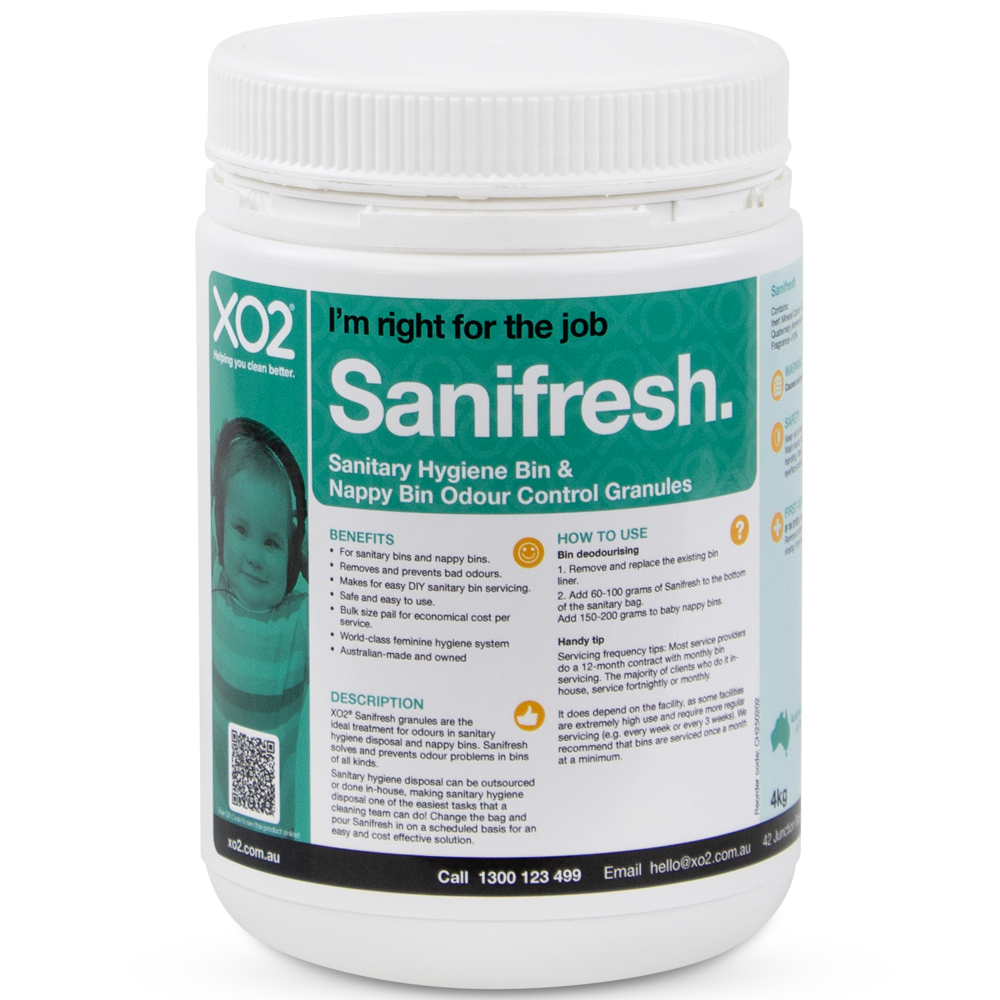 Sanifresh - Sanitary Hygiene Bin & Nappy Bin Odour Control Granules
