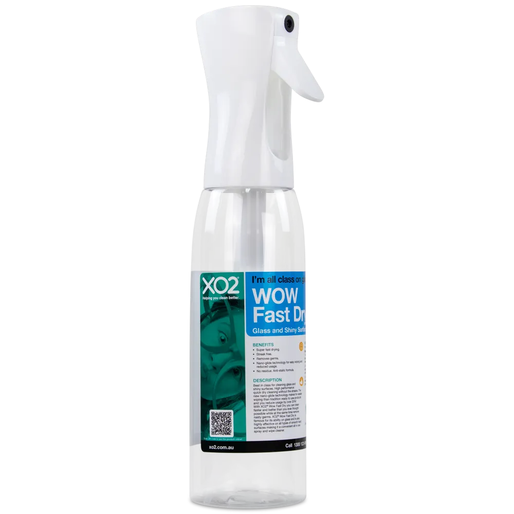 Wow Fast Dry Continuous Atomiser Spray Bottle - 500ml, Refillable, Labelled, Comes Empty