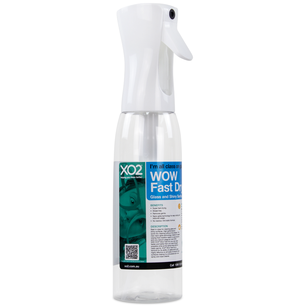 Wow Fast Dry Continuous Atomiser Spray Bottle - 500ml, Refillable, Labelled, Comes Empty