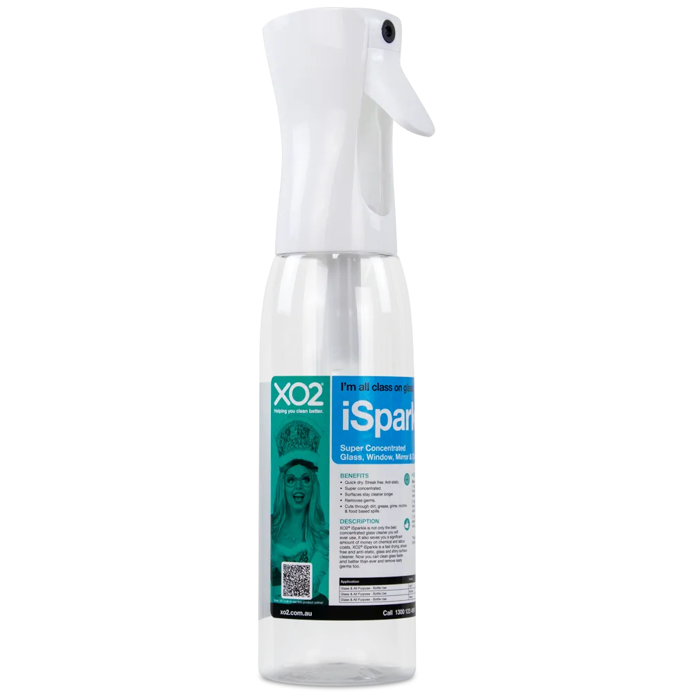 iSparkle Continuous Atomiser Spray Bottle - 500ml, Refillable, Labelled, Comes Empty