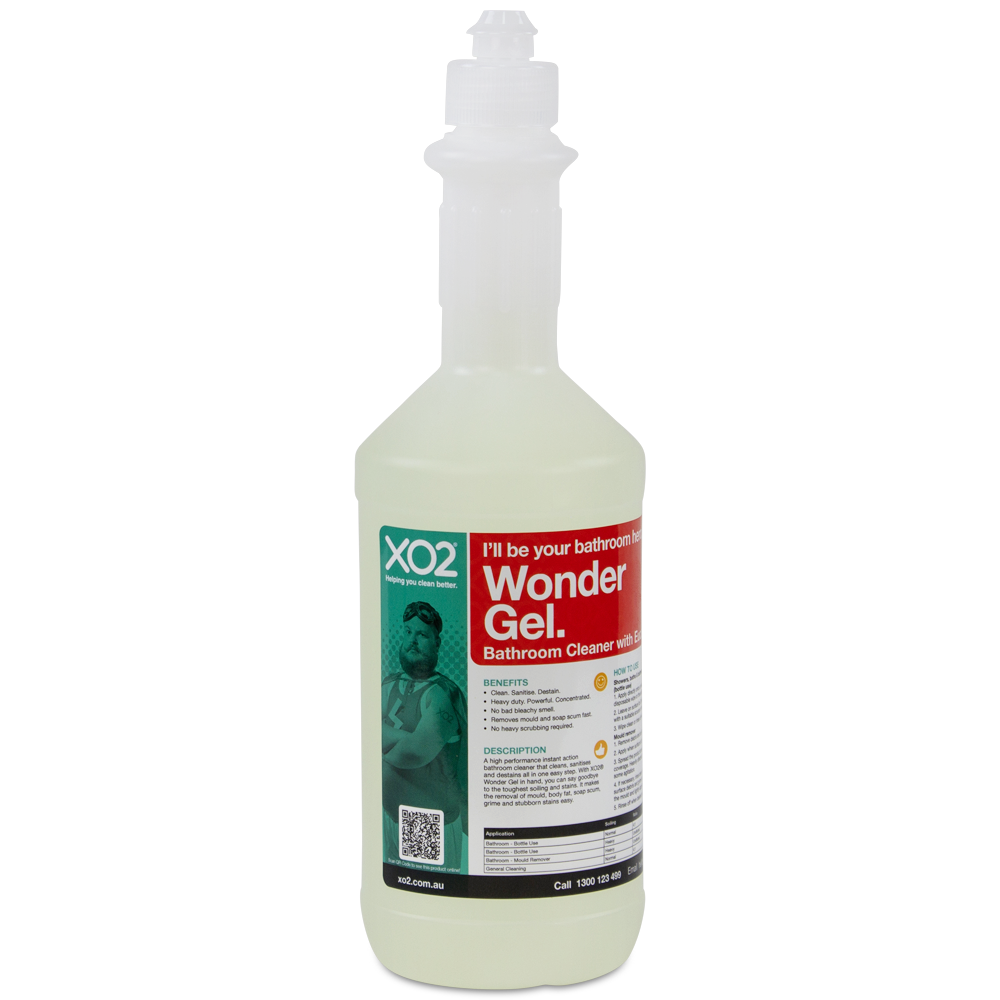 Wonder Gel - Bleach Based Professional Bathroom Cleaner Concentrate with Eucalyptus