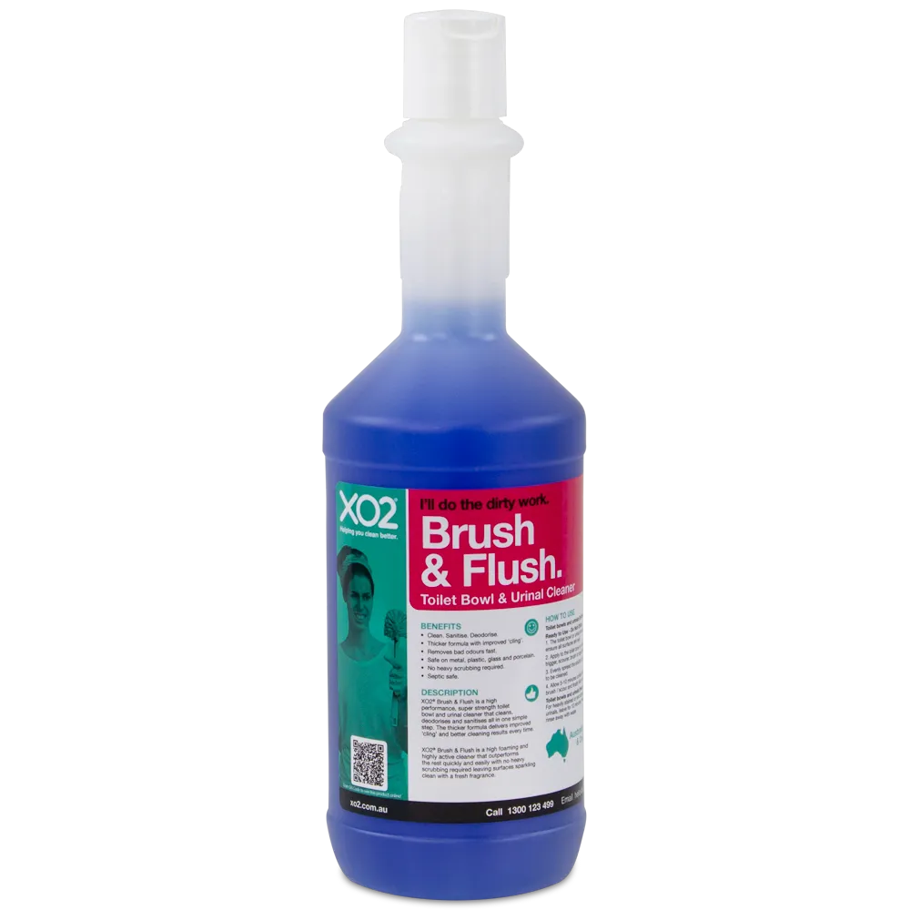 [CH230202] Brush & Flush - Toilet Bowl & Urinal Cleaner & Stain Remover (750ml)