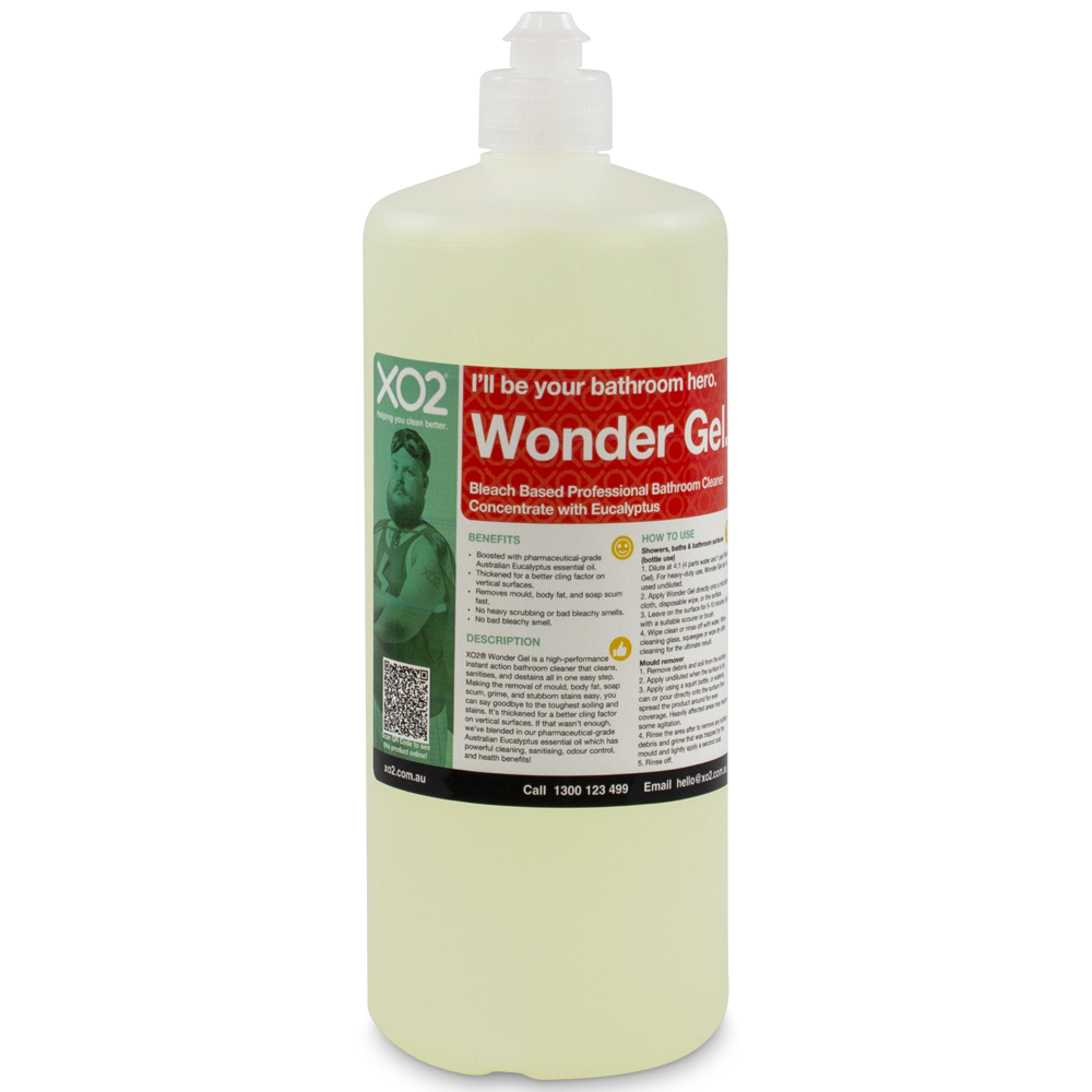 [CH200806] Wonder Gel - Bleach Based Professional Bathroom Cleaner Concentrate with Eucalyptus (1L)